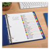Customizable Toc Ready Index Multicolor Dividers, A-z, Letter Customizable Toc Ready Index Multicolor Dividers, A-z, Letter