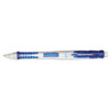 Clear Point Mechanical Pencil, 0.7 Mm, Hb (#2.5), Black Lead, Blue Barrel