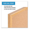 Value Cork Bulletin Board With Oak Frame, 24 X 36, Natural