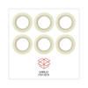 Quiet Tape Box Sealing Tape, 3" Core, 1.88" X 110 Yds, Clear, 6/pack