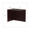 Alera Valencia Series Reversible Return/bridge Shell, 35w X 23 5/8d X 29 1/2h, Mahogany