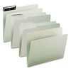 Expanding Recycled Heavy Pressboard Folders, 1/3-cut Tabs: Assorted, Letter Size, 1" Expansion, Gray-green, 25/box Expanding Recycled Heavy Pressboard Folders, 1/3-cut Tabs: Assorted, Letter Size, 1" Expansion, Gray-green, 25/box