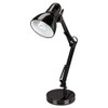 Architect Desk Lamp, Adjustable Arm, 6.75"w X 11.5"d X 22"h, Black Architect Desk Lamp, Adjustable Arm, 6.75"w X 11.5"d X 22"h, Black