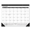 Academic Year Ruled Desk Pad, 21.75 X 17, White Sheets, Black Binding, Black Corners, 16-month (sept To Dec): 2023 To 2024 Academic Year Ruled Desk Pad, 21.75 X 17, White Sheets, Black Binding, Black Corners, 16-month (sept To Dec): 2023 To 2024