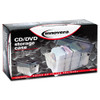 Cd/dvd Storage Case, Holds 150 Discs, Clear/smoke Cd/dvd Storage Case, Holds 150 Discs, Clear/smoke