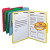 Top Tab Colored Fastener Folders, 2 Fasteners, Letter Size, Assorted Exterior, 50/box