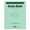 Green Books Exam Books, Wide/legal Rule, Green Cover, 11 X 8.5, 8 Sheets