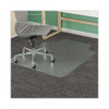 Supermat Frequent Use Chair Mat For Medium Pile Carpet, 46 X 60, Wide Lipped, Clear