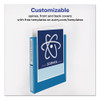 Durable View Binder With Durahinge And Slant Rings, 3 Rings, 1" Capacity, 11 X 8.5, Blue Durable View Binder With Durahinge And Slant Rings, 3 Rings, 1" Capacity, 11 X 8.5, Blue