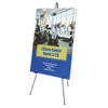 Full Size Instant Easel, 62-3/8" Maximum Height, Steel, Black Full Size Instant Easel, 62-3/8" Maximum Height, Steel, Black