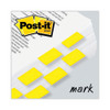 Standard Page Flags In Dispenser, Yellow, 100 Flags/dispenser