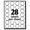 Handwrite Only Self-adhesive Removable Round Color-coding Labels, 0.75" Dia., Black, 28/sheet, 36 Sheets/pack, (5459) Handwrite Only Self-adhesive Removable Round Color-coding Labels, 0.75" Dia., Black, 28/sheet, 36 Sheets/pack, (5459)