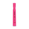 Desk Highlighters, Fluorescent Pink Ink, Chisel Tip, Pink Barrel, Dozen Desk Highlighters, Fluorescent Pink Ink, Chisel Tip, Pink Barrel, Dozen
