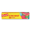 Clingwrap Plastic Wrap, 200 Square Foot Roll, Clear Clingwrap Plastic Wrap, 200 Square Foot Roll, Clear