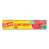 Clingwrap Plastic Wrap, 200 Square Foot Roll, Clear Clingwrap Plastic Wrap, 200 Square Foot Roll, Clear