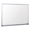 Dry-erase Board, Melamine, 24 X 18, Satin-finished Aluminum Frame