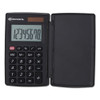 15921 Pocket Calculator With Hard Shell Flip Cover, 8-digit Lcd