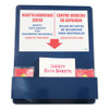 Bilingual "right-to-understand" Sds Center, 25w X 5.2d X 30h, Blue/white/red Bilingual "right-to-understand" Sds Center, 25w X 5.2d X 30h, Blue/white/red