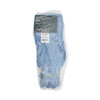 Mop Head, Premium Standard Head, Cotton/rayon Fiber, Medium, Blue, 12/carton