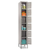 Three-column Box Locker, 36w X 18d X 78h, Two-tone Tan