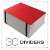 Expanding Desk File, 31 Dividers, Dates, Letter-size, Red Cover Expanding Desk File, 31 Dividers, Dates, Letter-size, Red Cover