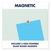 Element Framed Magnetic Glass Dry-erase Boards, 74" X 42", Aluminum Frame