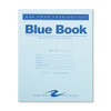 Examination Blue Book, Wide/legal Rule, Blue Cover, 8.5 X 7, 4 Sheets