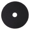 Low-speed High Productivity Floor Pads 7300, 15" Diameter, Black, 5/carton
