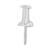 Clear Push Pins, Plastic, 3/8", 400/pack Clear Push Pins, Plastic, 3/8", 400/pack