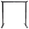 Adaptivergo 3-stage Electric Table Base With Memory Controls, 25" To 50.7", Black