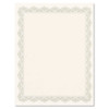 Parchment Paper Certificates, 8.5 X 11, Optima Gold With White Border, 25/pack