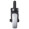 Replacement Swivel Bayonet Casters, 3" Wheel, Thermoplastic Rubber, Black Replacement Swivel Bayonet Casters, 3" Wheel, Thermoplastic Rubber, Black