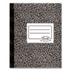 Composition Book, Medium/college Rule, Black Marble Cover, 11 X 8.38, 80 Sheets