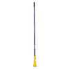 Gripper Fiberglass Mop Handle, 1" Dia X 60", Blue/yellow