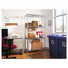 Nsf Certified Industrial 4-shelf Wire Shelving Kit, 36w X 18d X 72h, Black