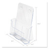 Docuholder For Countertop/wall-mount, Magazine, 9.25w X 3.75d X 10.75h, Clear Docuholder For Countertop/wall-mount, Magazine, 9.25w X 3.75d X 10.75h, Clear