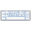 Message Stamp, Approved, Pre-inked One-color, Blue Message Stamp, Approved, Pre-inked One-color, Blue