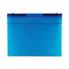 Expanding File W/ Hanging Tabs, 1" Expansion, 13 Sections, Letter Size, Blue