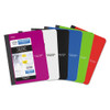 Composition Book, Medium/college Rule, Randomly Assorted Cover (black/cobalt Blue/lime/red/teal/yellow), 9.75 X 7.5,100 Sheet
