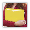Colored File Jackets With Reinforced Double-ply Tab, Straight Tab, Letter Size, Yellow, 50/box Colored File Jackets With Reinforced Double-ply Tab, Straight Tab, Letter Size, Yellow, 50/box