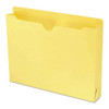 Colored File Jackets With Reinforced Double-ply Tab, Straight Tab, Letter Size, Yellow, 50/box Colored File Jackets With Reinforced Double-ply Tab, Straight Tab, Letter Size, Yellow, 50/box