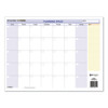 Quicknotes Mini Erasable Wall Planner, 16 X 12, White/blue/yellow Sheets, 12-month (jan To Dec): 2025