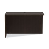 Alera Valencia Series Reversible Return/bridge Shell, 47 1/4w X 23 5/8d X 29 1/2h, Espresso