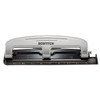 20-sheet Ez Squeeze Three-hole Punch, 9/32" Holes, Black/silver 20-sheet Ez Squeeze Three-hole Punch, 9/32" Holes, Black/silver