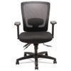 Alera Envy Series Mesh Mid-back Multifunction Chair, Supports Up To 250 Lb, 17" To 21.5" Seat Height, Black