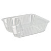 Clearpac Small Nacho Tray, 2-compartments, 5 X 6 X 1.5, Clear, 125/bag, 2 Bags/carton