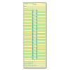 Time Clock Cards, Replacement For 331-10, Two Sides, 3.5 X 8.5, 500/box