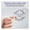 Printable Self-adhesive Permanent Id Labels W/sure Feed, 3/4" Dia, Clear, 400/pk