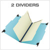 Hanging Classification Folders With Dividers, Legal Size, 2 Dividers, 2/5-cut Tab, Blue Hanging Classification Folders With Dividers, Legal Size, 2 Dividers, 2/5-cut Tab, Blue