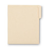 Heavyweight Manila End Tab Folders, 9" High Front, 1/3-cut Tabs: Assorted, Letter, 0.75" Expansion, Manila, 100/box